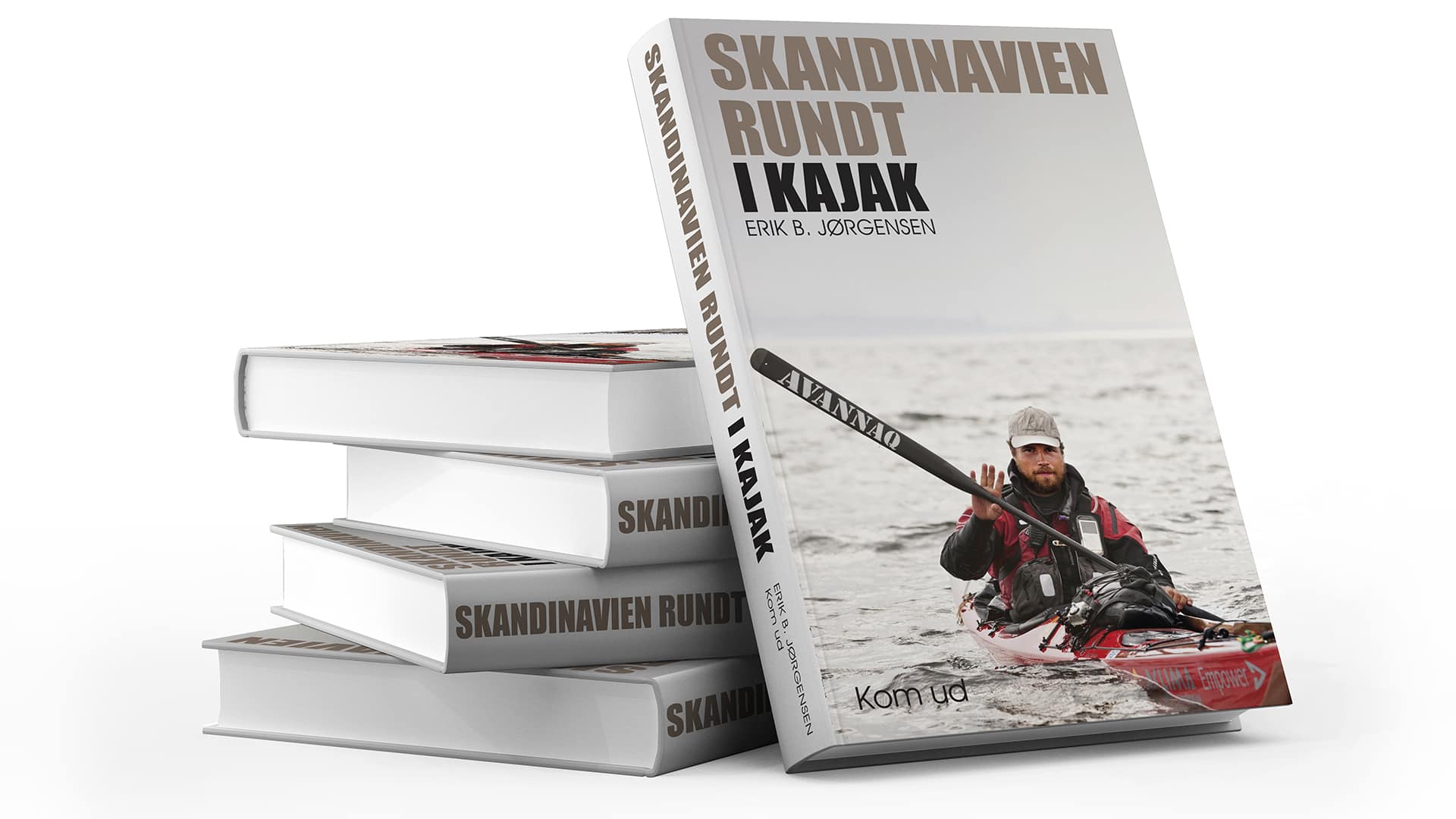 Skandinavien rundt i kajak, foredrag, Erik B. Jørgensen, Skandinavien rundt, bogstak