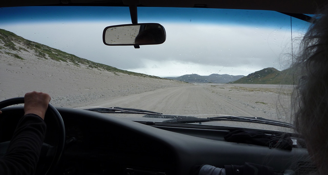 Vandretur på Arctic Circle Trail, Indlandsisen, Kangerlussuaq til Sisimiut, på vej uden til start ved Indlandsisen, bonus rute