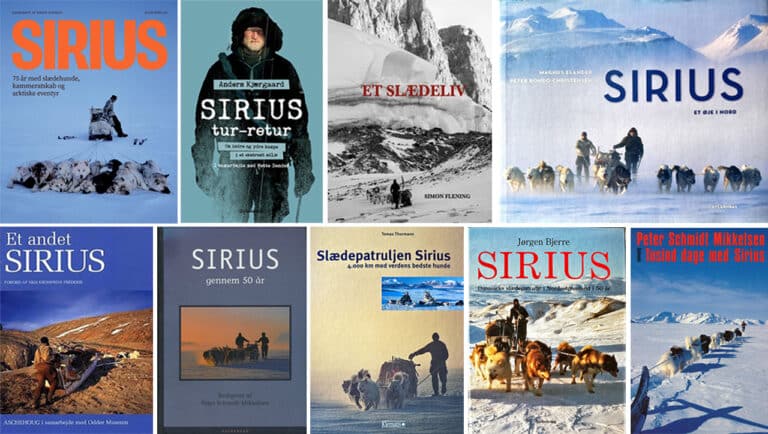Boganmeldelse: Bøger om Slædepatruljen Sirius, alle bøger igennem tiderne, oversigt af Siriusmand Erik B. Jørgensen