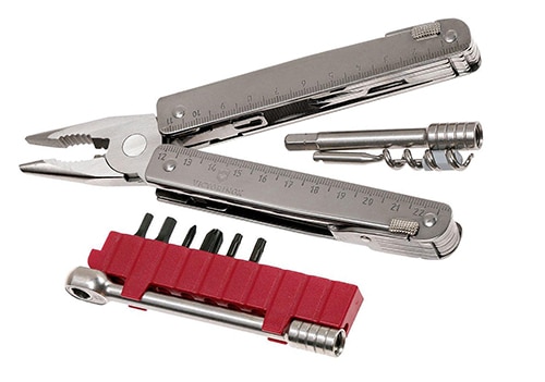 Valg af knive, multitool, SwissTool Spirit II, Victorinox