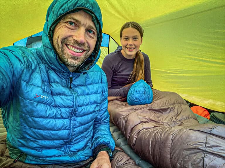 Soveposer, liggeunderlag og tilbehør af eventyrer Erik B. Jørgensen