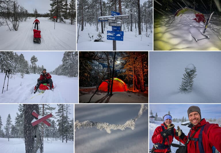 Fulufjället, Sverige, far og datter vintertur [Mikroeventyr] af eventyrer og polarfare Erik B. Jørgensen