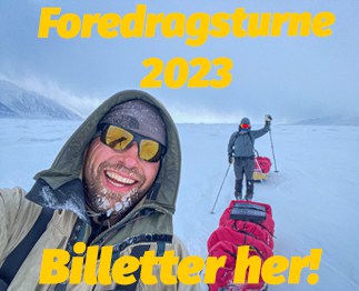 Foredragsturne 2023, "Eventyrligt! - fra baghave til vildmark", af eventyrer og polarfare Erik B. Jørgensen, Billetter her!