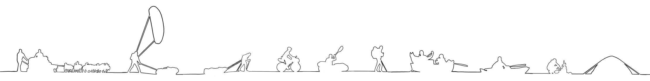 Stegtegning, Outdoor, Erik B. Jørgensen, af Benjamin Algreen