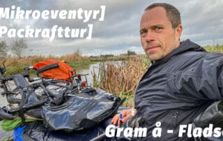 Gram å - Fladså, Packraft og cykel (kano) [Mikroeventyr] med eventyrer Erik B. Jørgensen