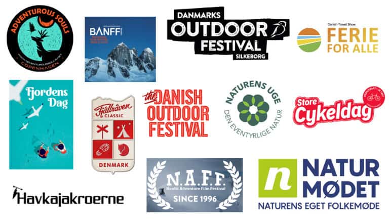 Danske Frilufts- og Outdoorfestivaler, overblik og information, af outdoor- og friluftsekspert Erik B. Jørgensen