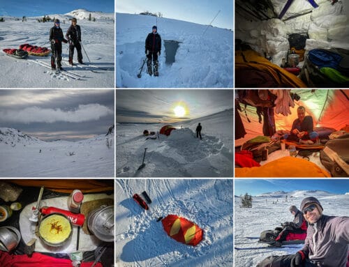 Vintertur, Far og datter, Kvitåvatn, Norge [Mikroeventyr] (film)
