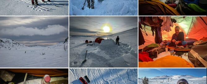Vintertur, Far og datter, Kvitåvatn, Norge [Mikroeventyr] med eventyrer og polarfare Erik B. Jørgensen