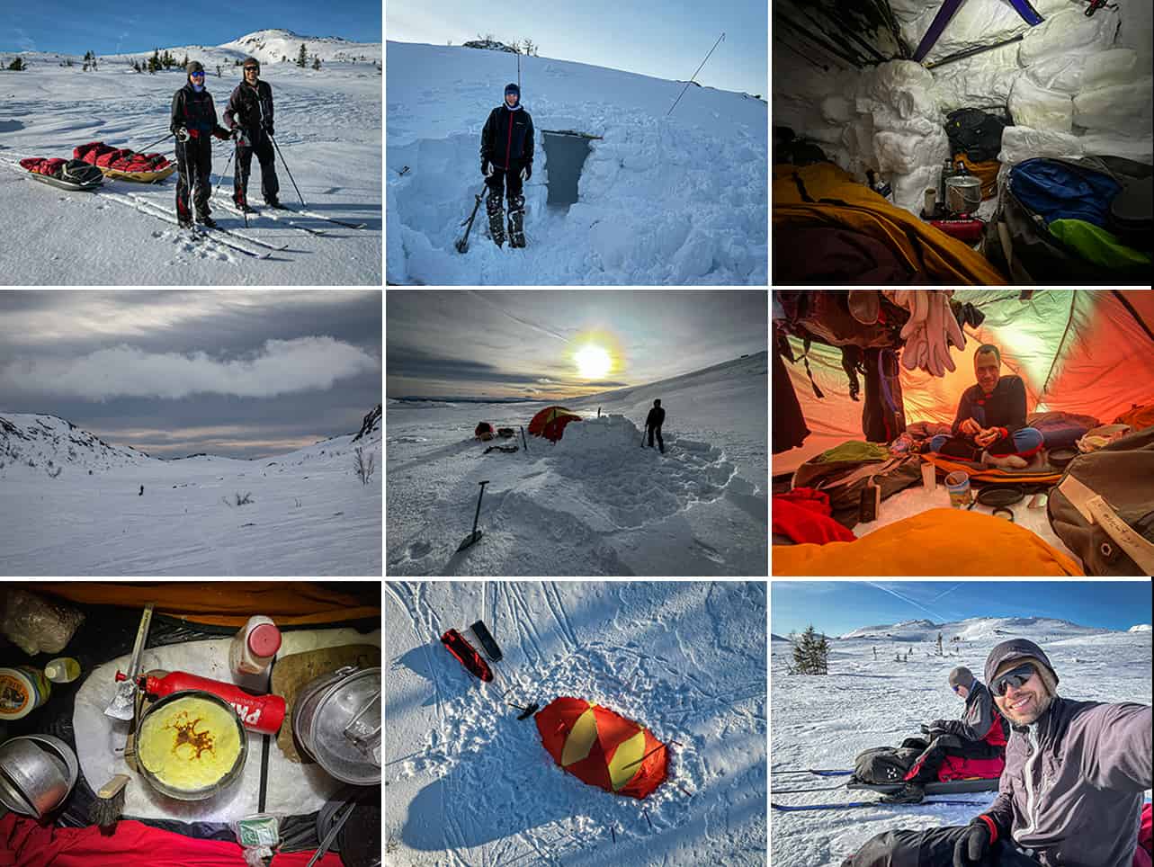 Vintertur, Far og datter, Kvitåvatn, Norge [Mikroeventyr] med eventyrer og polarfare Erik B. Jørgensen