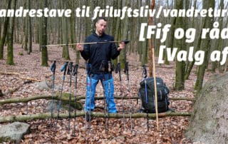 Vandrestave til friluftsliv/vandreture [Valg af] [Fif og råd] af Erik B. Jørgensen