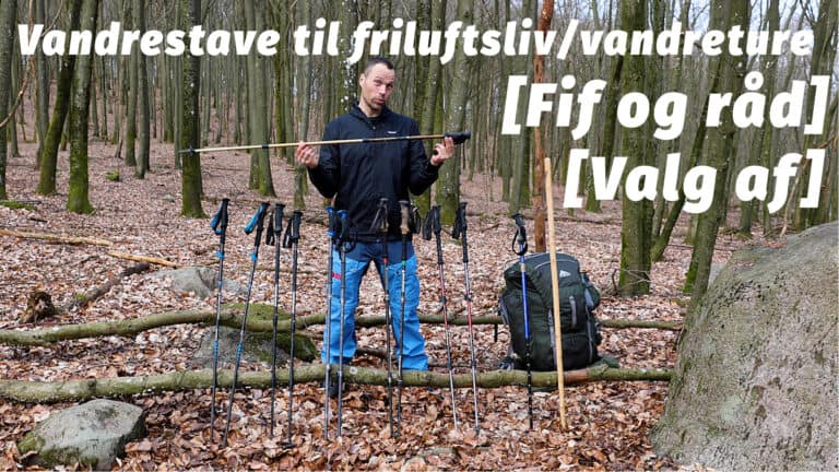 Vandrestave til friluftsliv/vandreture [Valg af] [Fif og råd] af Erik B. Jørgensen