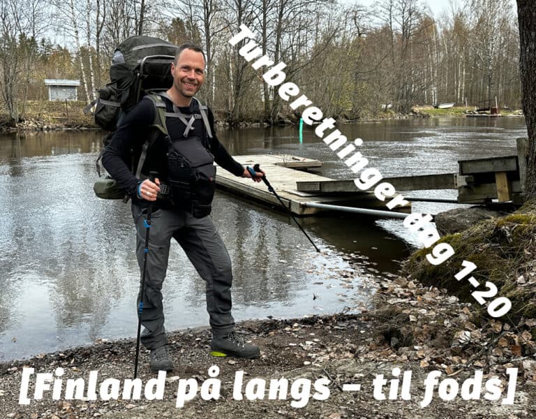 Finland på langs turberetninger dag 1-20 af eventyrer Erik B. Jørgensen