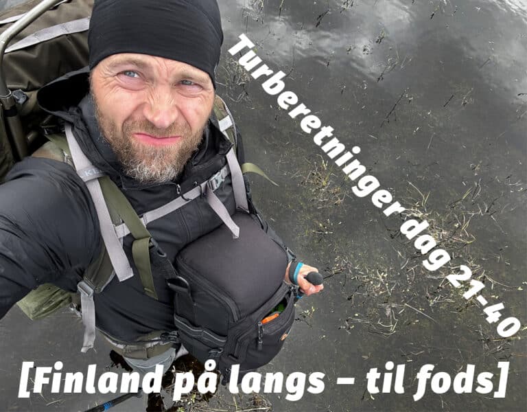 Finland på langs turberetninger dag 21-40 af eventyrer Erik B. Jørgensen