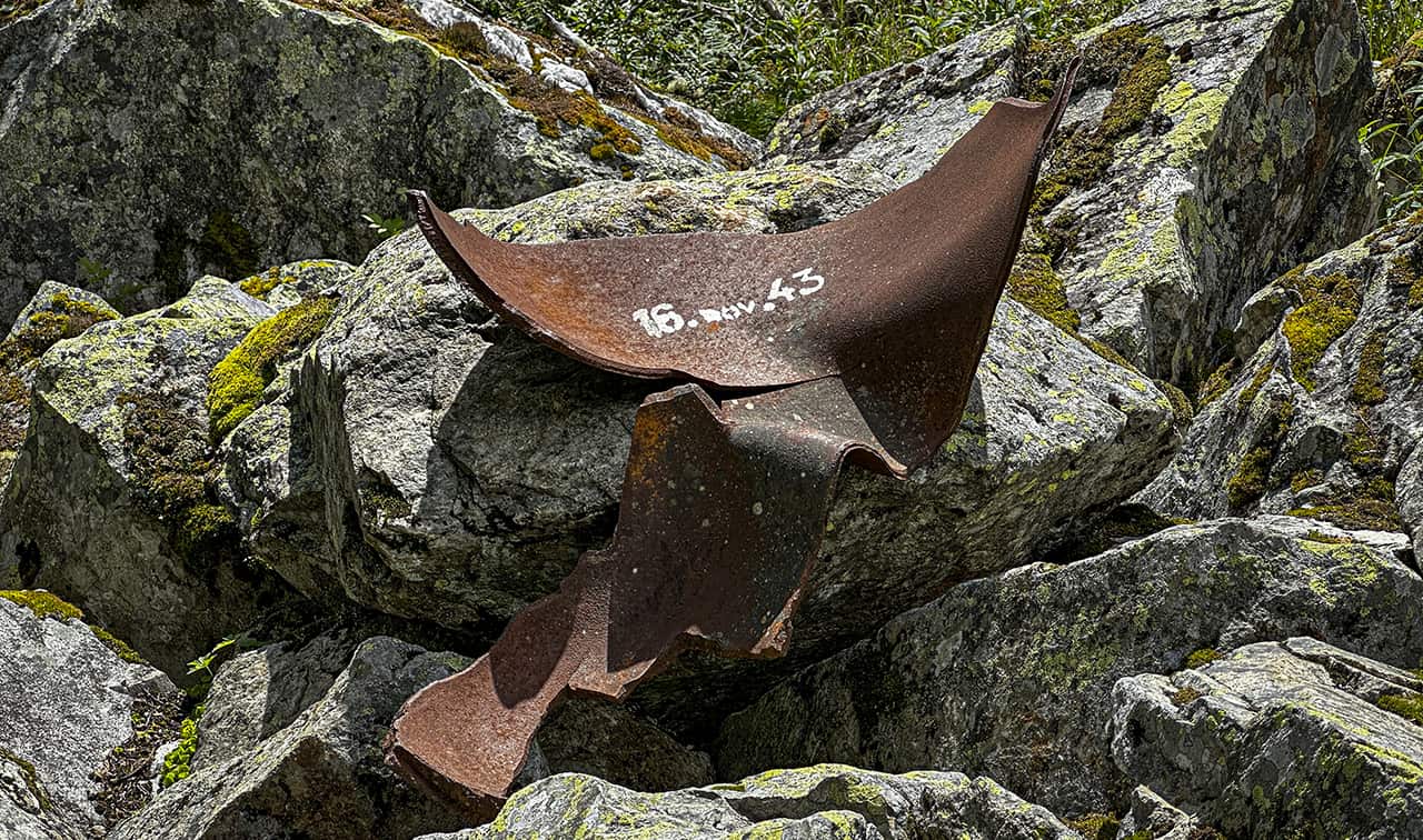 Hardangervidda, Norge, Historien bombe fragmenter, fra Anden Verdenskrigs