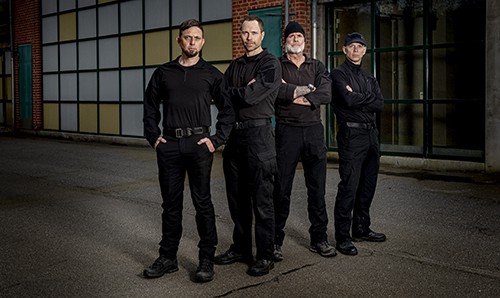 Scrapbog Instruktørerne samlet, Korpset, sæson 6, med Erik B. Jørgensen, Foto Lars E. Andreasen/TV 2