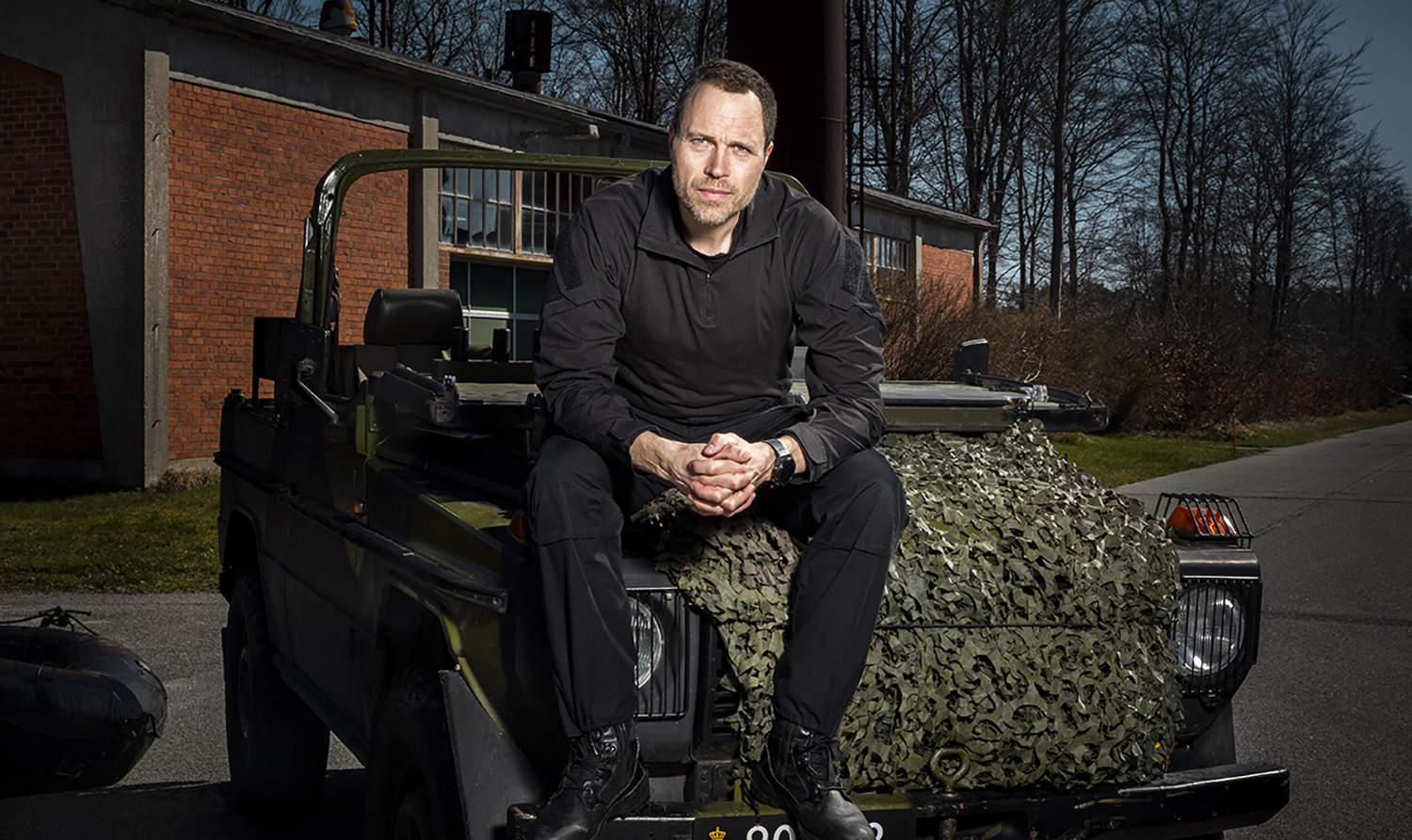 Instruktør Erik B. Jørgensen, på GD, Korpset, sæson 6, Foto, Lars E. Andreasen/TV 2
