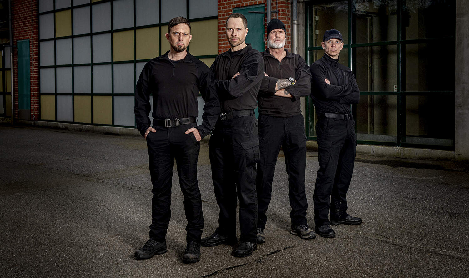 Instruktørerne samlet, Korpset, sæson 6, med Erik B. Jørgensen, Foto Lars E. Andreasen, TV 2