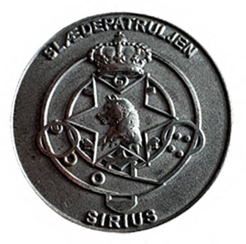 Siriusmønt, for tjenest ved Slædepatruljen Sirius