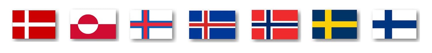 Nordens år 2024, med Erik B. Jørgensen flag