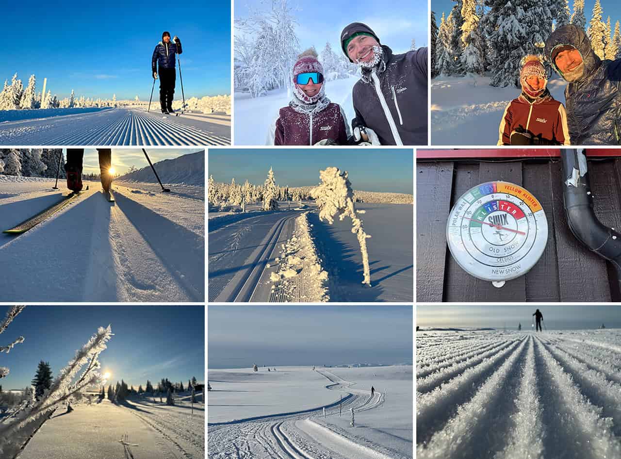 Forberedelserne og træning til Skieventyr i Nordnorge, skiferie, langrend af Erik B. Jørgensen