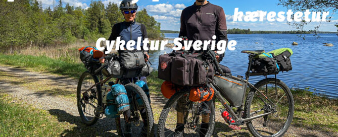 Cykeltur Sverige, Växjö rundt, kærestetur [Mikroeventyr] med Tine Henriksen og Erik B. Jørgensen