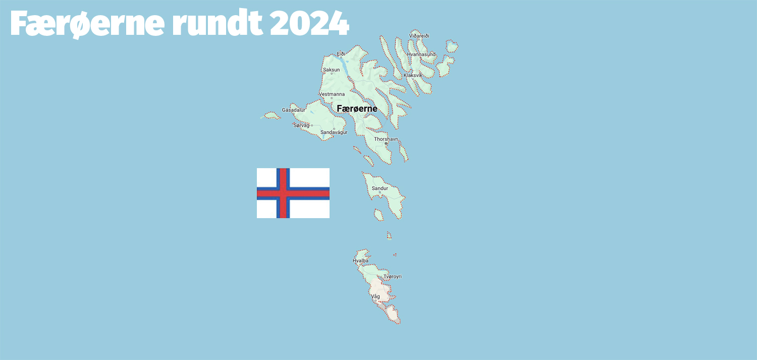 Færøerne rundt 2024, med Tine Henriksen og Erik B. Jørgensen