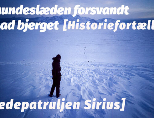 Da hundeslæden forsvandt ned ad bjerget [Historiefortælling] [Slædepatruljen Sirius] (film)