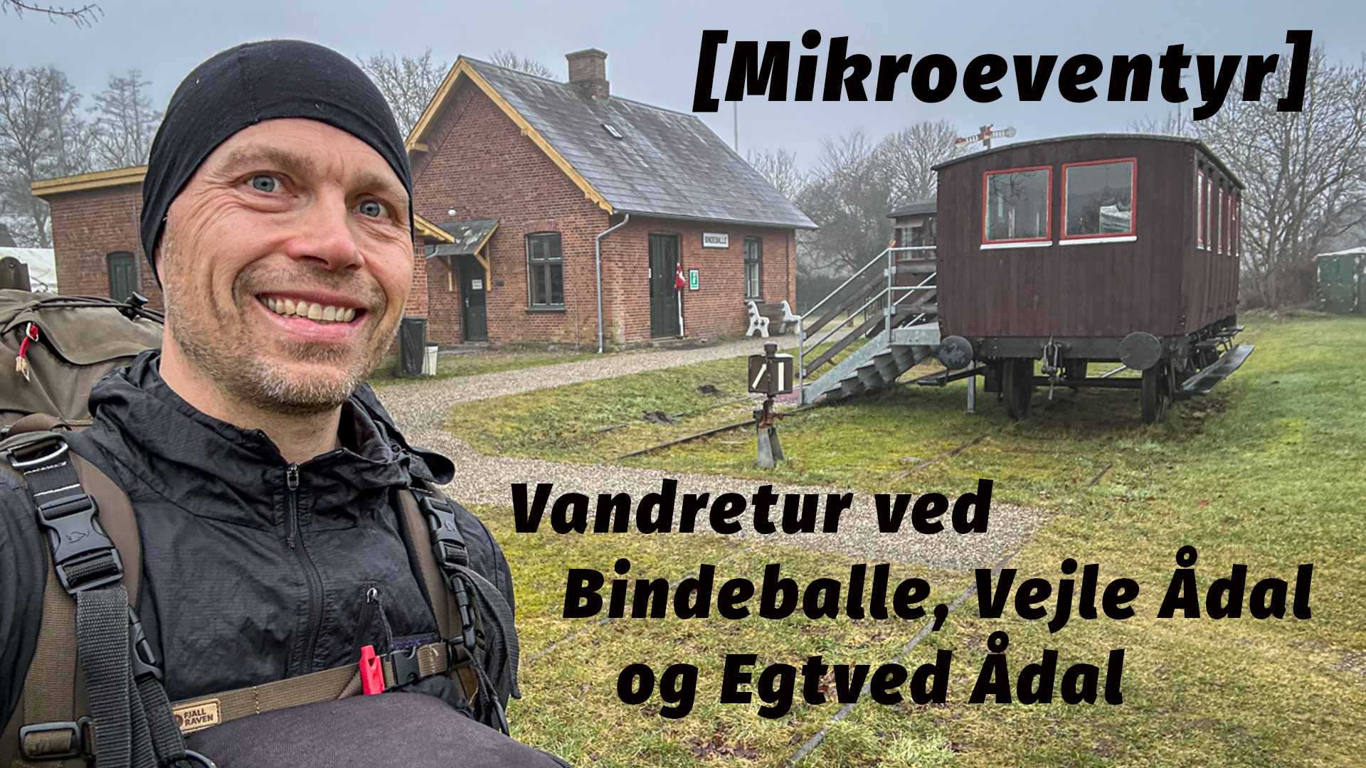 Vandretur ved Bindeballe, Vejle - og Egtved Ådal [Mikroeventyr] med eventyrer Erik B. Jørgensen