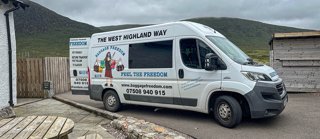 West Highland Way, vandretur i Skotland [Råd & fif] Bagagetransport