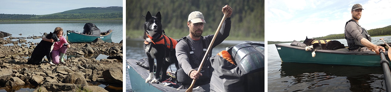Kanotur tips, gode råd og fif til en fed tur, hund med på kanotur af Erik B. Jørgensen