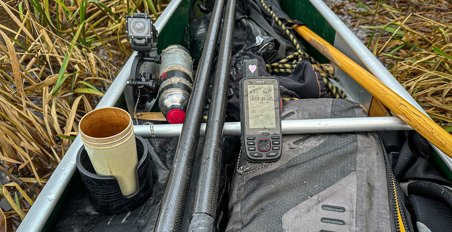 Kanotur tips, gode råd og fif til en fed tur, kopholder og GPS-holder af Erik B. Jørgensen