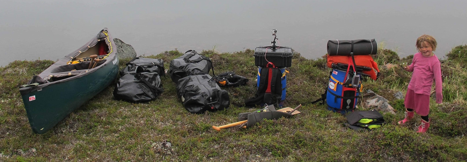 Kanotur tips, gode råd og fif til en fed tur, vandtætteposer, kanotønder og pakposer, "Far og datter i Vildmarken, 45 dage i kano, Finland", Erik B. Jørgensen