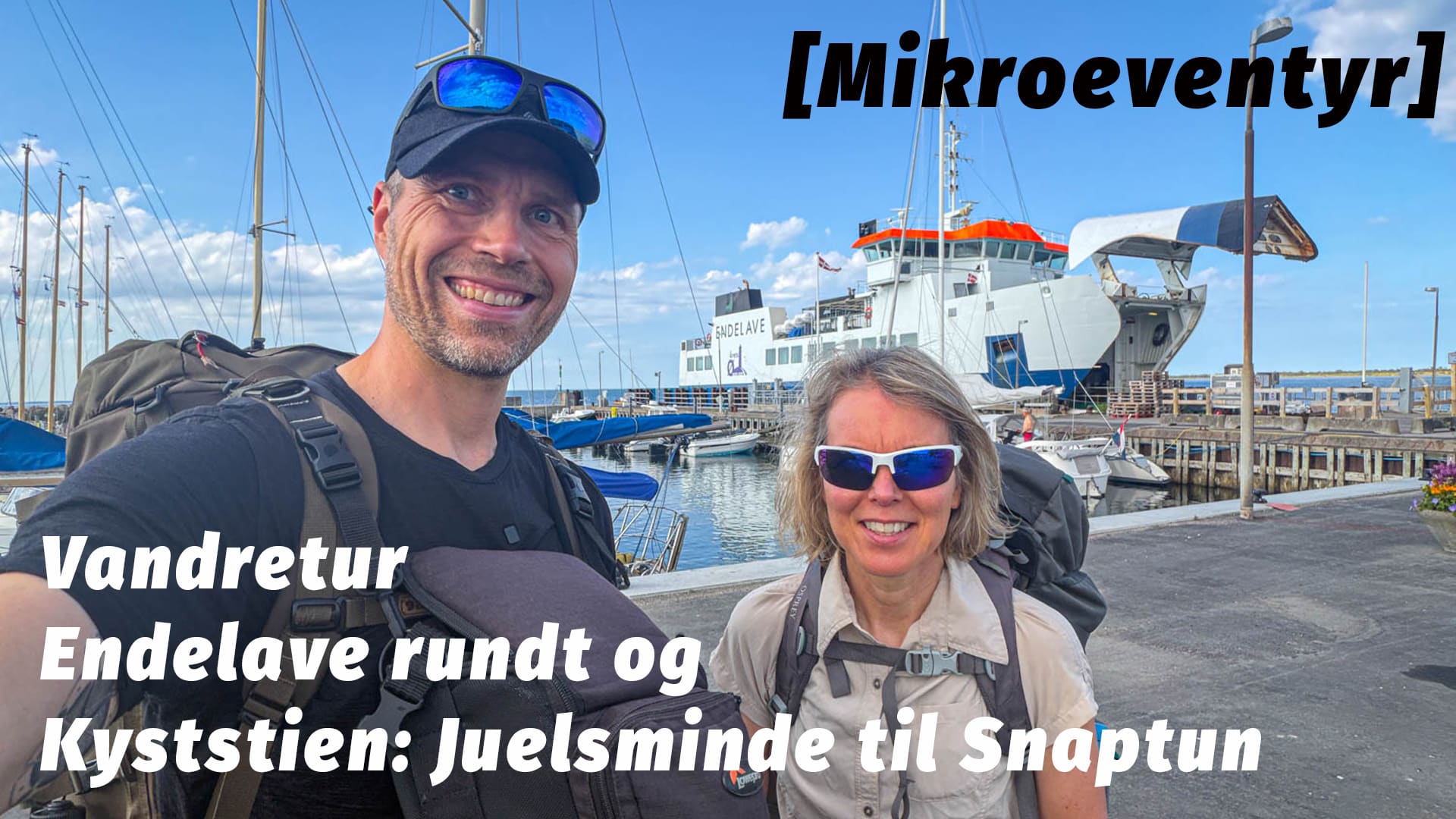 Endelave rundt og Juelsminde til Snaptun, vandretur [Mikroeventyr] af eventyrer Erik B. Jørgensen