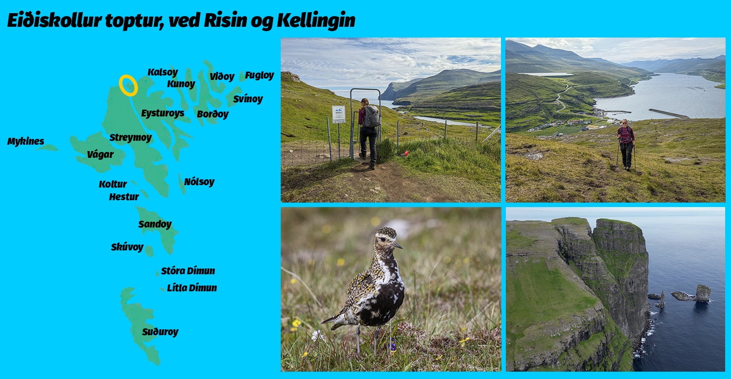 Eiðiskollur toptur, ved Risin og Kellingin, Erik B. Jørgensen