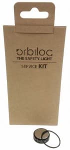 Anmeldelse af Orbiloc Dual Safety Light, markerings lys serevice kit