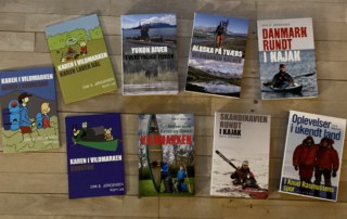 Bøger om friluftsliv/outdoor, natur, ture og ekspeditioner