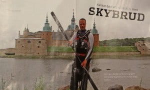 Kalmar bød velkommen med Skybrud, billede, Kano og kajak Magasinet, nr. 4 aug. 2011 af Lars Bo