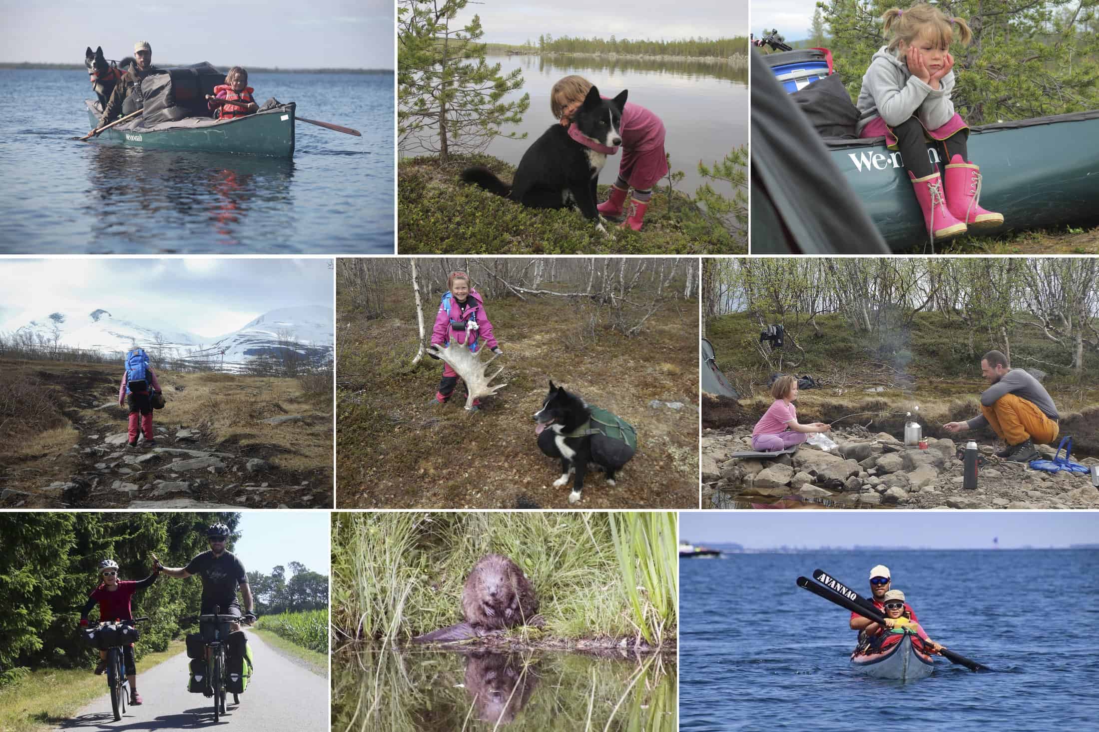 Landingspage, Far og datter i Vildmarken