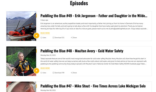 Podcast, Erik Jorgensen, Father and Daughter in the Wilderness for 45 Days, Paddling the Blue, 5. dec. 2021 af John Chase