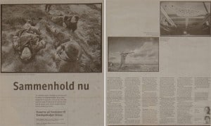 Sammenhold nu, billede, Berlingske Tidende, Søndag 4 april 1999 af Kristine Wilkens. Om forskolen til Slædepatruljen Sirius