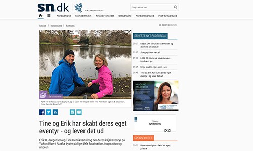 Tine og Erik har skabt deres eget eventyr - og lever det ud, med Erik B. Jørgensen, Det Grønne område og SN.dk, 19. dec. 2020, af Pernille Borenhoff