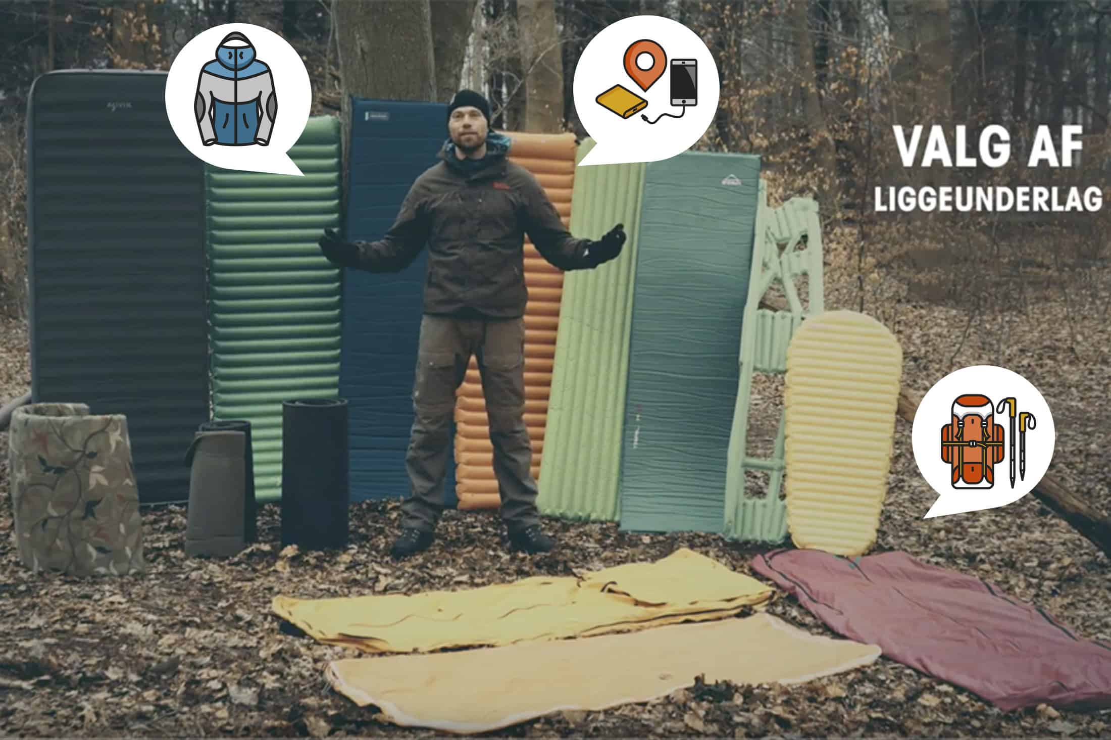 Valg af, landingspage