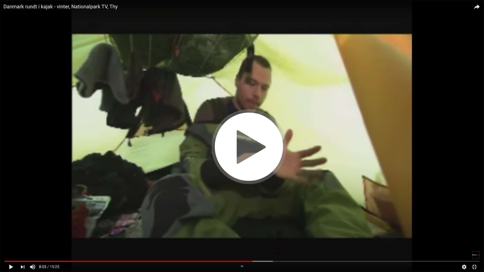 Danmark rundt i kajak, isvinteren 2009-10, foredrag, Erik B. Jørgensen, film interview og repotage, Nationalpark TV, Thy