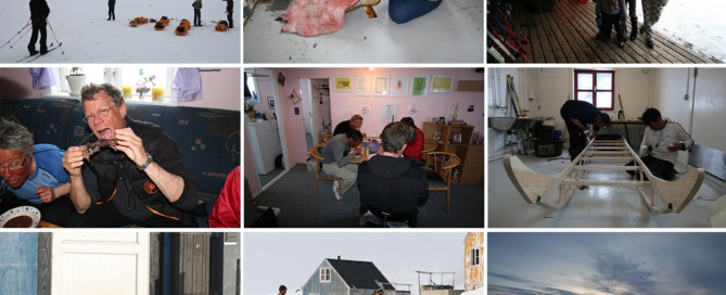 Collage af billede fra Isortoq Øst Grønland, Indlandsis krydsning 2008 slut!